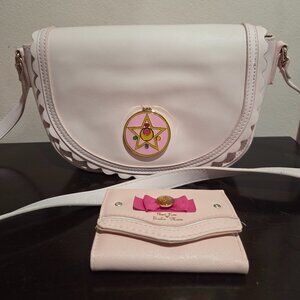 Sailor Moon box lunch crossbody and wallet
